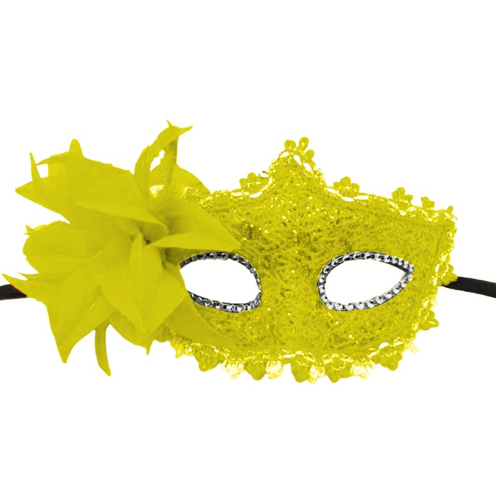 Velencei maszk bulira, karneválra vagy Halloweenre, MAS-102, arany, univerzális méret