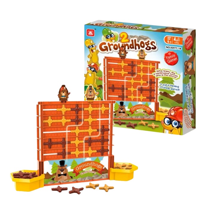 Card Tunnels társasjáték, 1-2 játékos, + 4 év