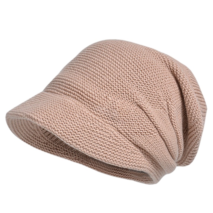 Jormftte téli sapka, khaki, 55-60cm, fülvédelemmel, széles övvel