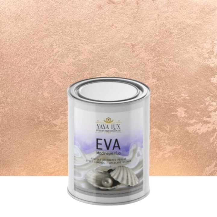 Color Roz Prafuit Vopsea decorativa de Lux, Eva Madreperla cu Fulgi de Sticla, Roz ...