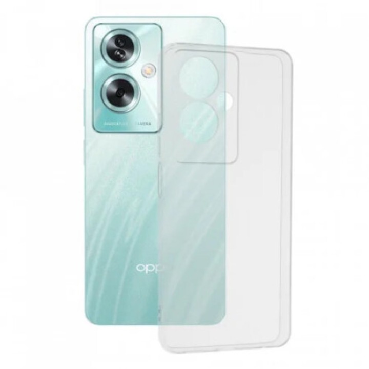 Puha, átlátszó TPU tok, amely kompatibilis az Oppo A79 5G-vel