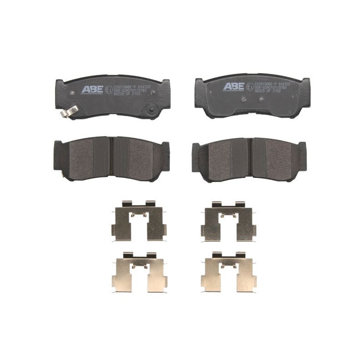 Hyundai H-1, H-1 / Starex, Santa Fe II, Santa Fe II/suv 162152 típusú ABE hátsó fékbetét készlet