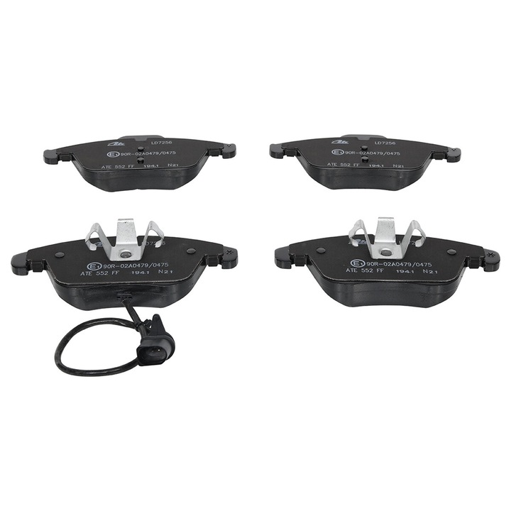 Set placute de frana fata ATE compatibile cu Audi A4 Allroad B8, A4 B8, A5 164467