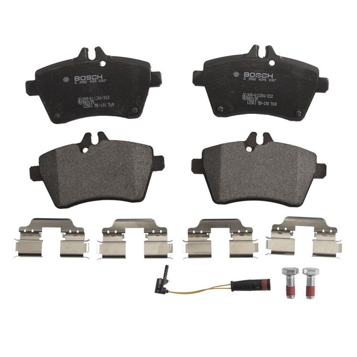 BOSCH első fékbetét készlet, kompatibilis Mercedes A W169, B Sports Tourer W245 159571
