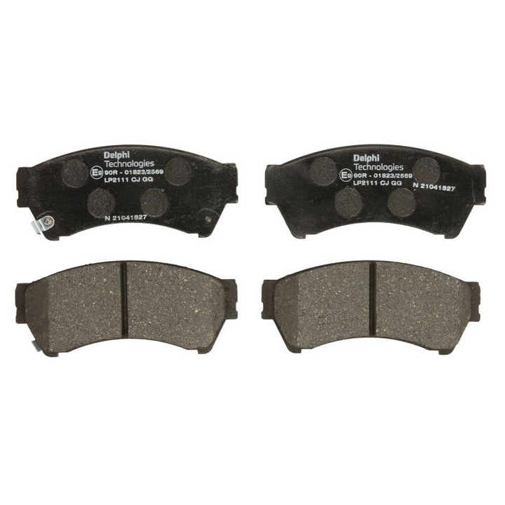 DELPHI első fékbetét készlet, amely kompatibilis a Mazda 6 181146 modellel