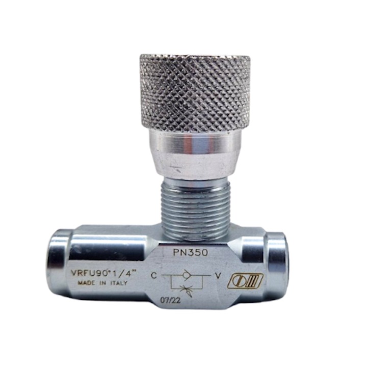 Drosel cu supapa de sens 1/2 VRFU90-03