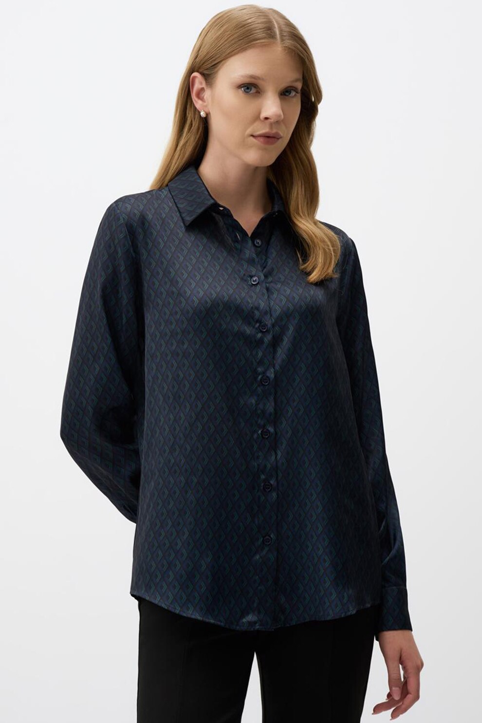 JIMMY KEY, Camasa regular fit, Bleumarin, L