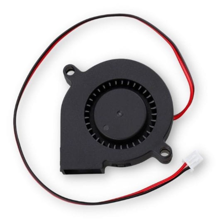Ventilator imprimanta 3D, 12V, 50 x 50 x 15 mm, 5000 rpm, negru