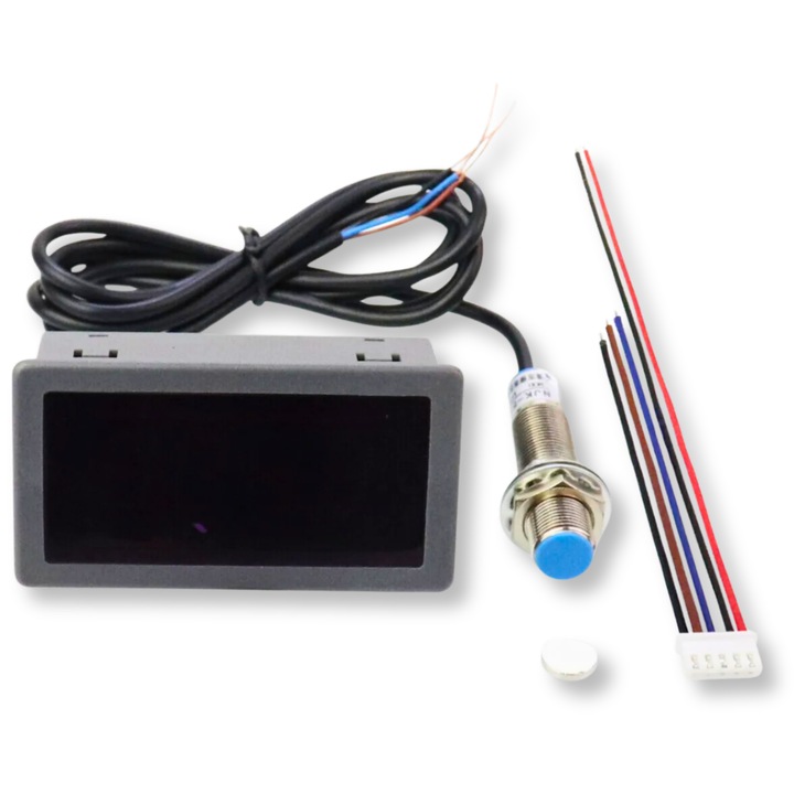 Tahometru digital pentru masurarea rotatiilor + LED rosu CF5135C-Z