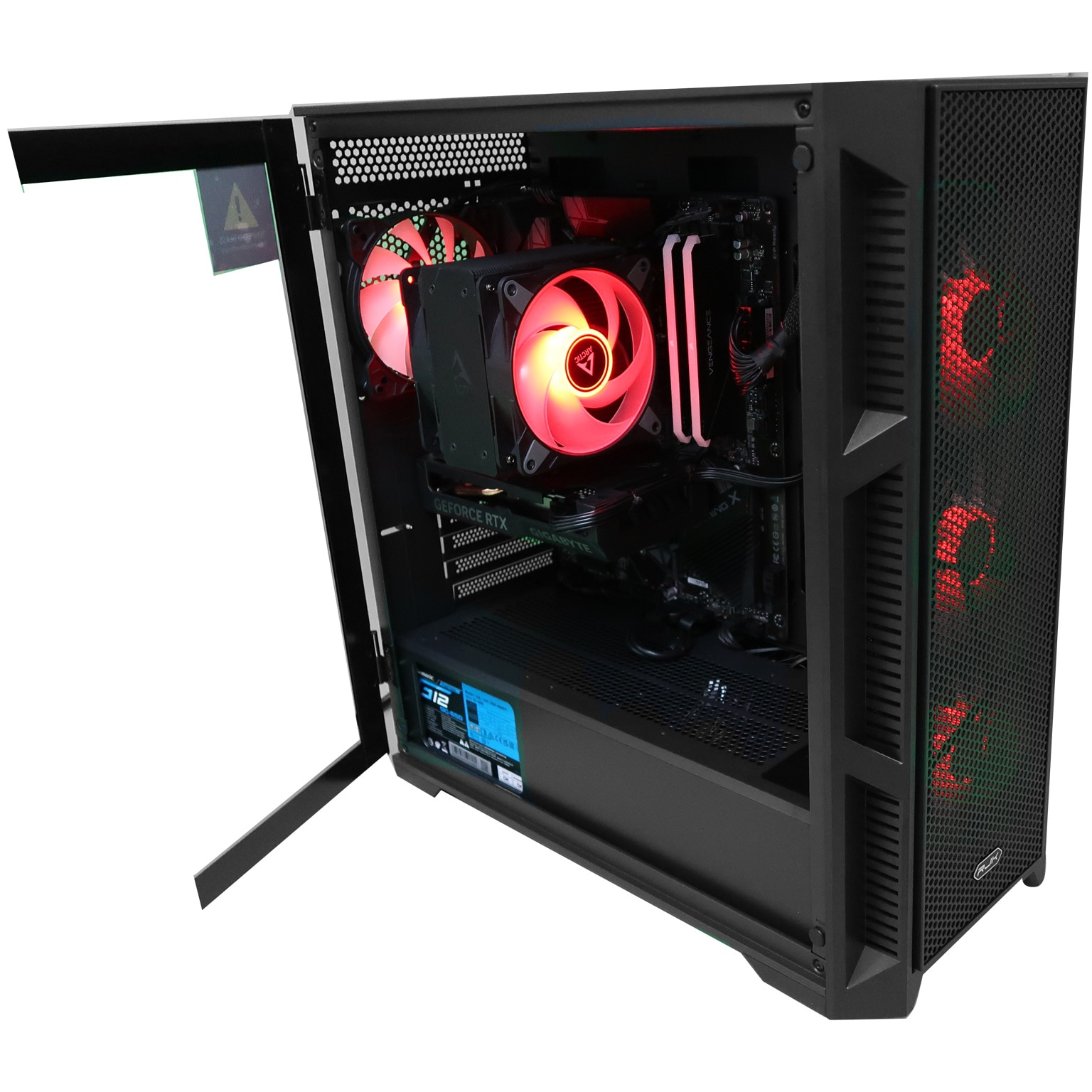 Sistem Desktop PC Gaming A+ cu procesor AMD Ryzen™ 5 5600X pana la 4.6GHz, 32GB DDR4, 1TB SSD, Gigabyte® GeForce RTX™ 4060 8GB GDDR6, No OS, Black Sistem Desktop PC Gaming A+ cu procesor AMD Ryzen™ 5 5600X pana la 4.6GHz, 32GB DDR4, 1TB SSD, Gigabyte® GeForce RTX™ 4060 8GB GDDR6, No OS, Black