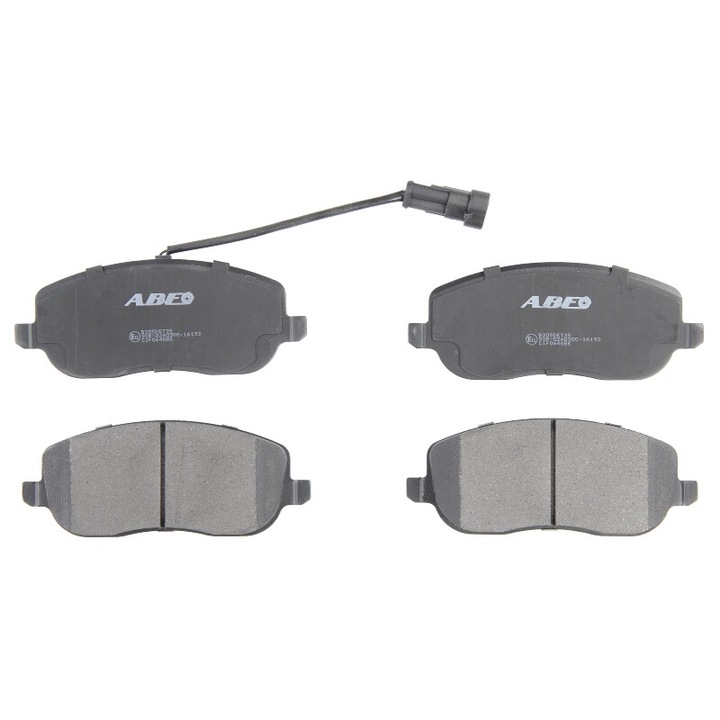 ABE első fékbetét készlet, Fiat Croma 170257-tel kompatibilis