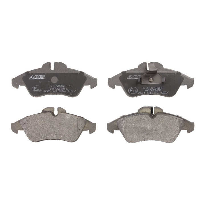 Set placute de frana fata ABE compatibile cu Mercedes M W164, Sprinter 2-t B901, B902, Sprinter 3-t B903, Sprinter 3-t B906, Sprinter 4-t B904, Sprinter 5-t B906 176695