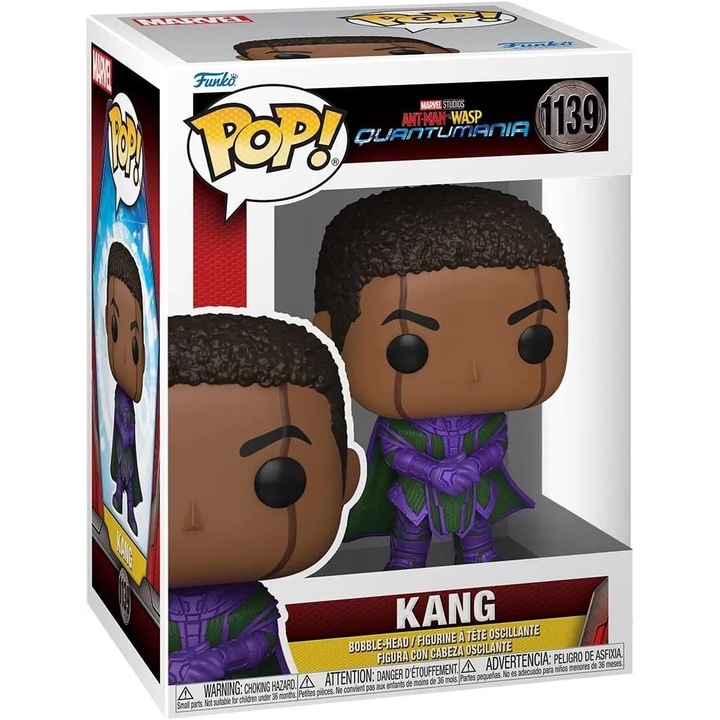 Figurina Funko POP! Ant-Man Quantumania Kang 1139, multicolor, 10x15cm