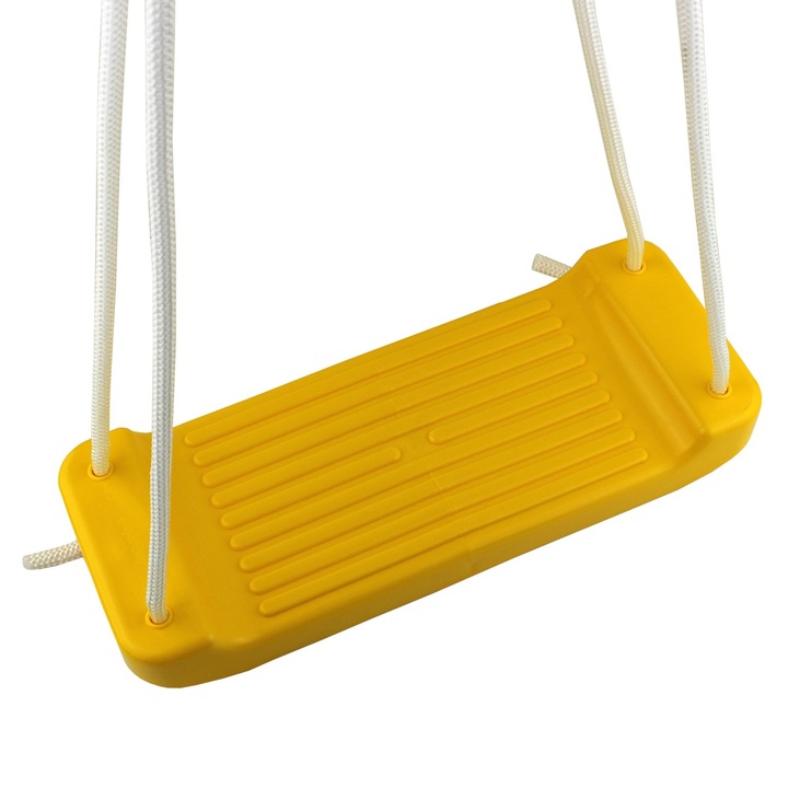 Люлка за деца Master, висяща, жълта, максимално поддържано тегло 50кг, 44x17 см