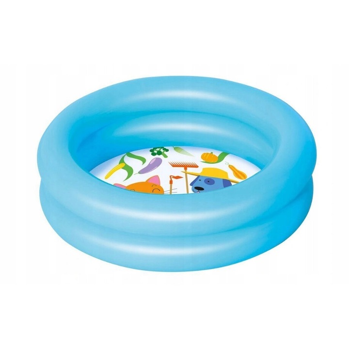 Piscina pentru copii, TROPIC, gonflabila, 60cm, albastru