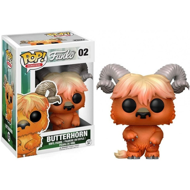 Фигурка Funko POP! Monsters Butterhorn 02, многоцветна, 10x15см