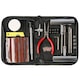 Kit 46 buc reparatie pana auto, Hggzeg, Cu miezuri de supape, cheie hexagonala, lubrifiant, benzi, cleste, cutit utilitar, Usor de utilizat si transportat, Rezistent la uzura, Metal/Cauciuc, Multicolor