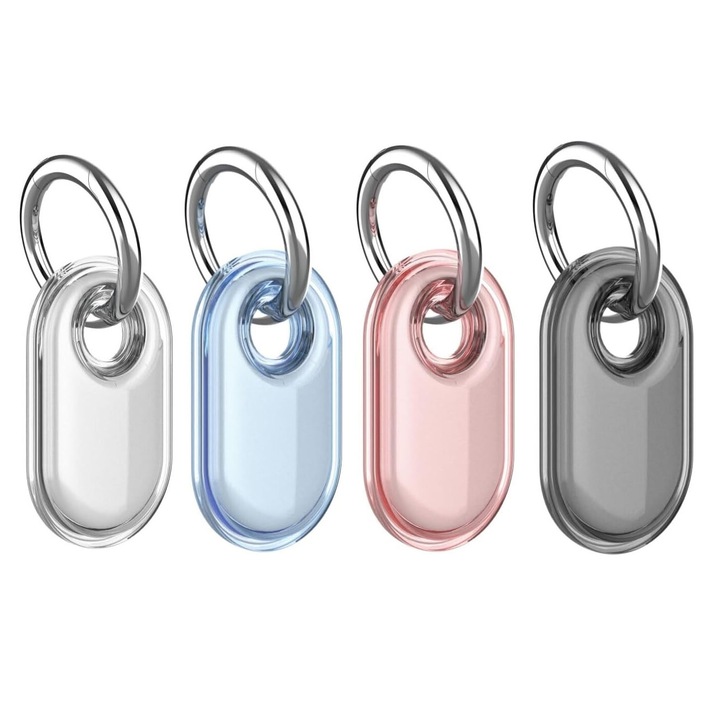 Комплект от 4 защитни капака за калъф samsung galaxy smarttag2, JENUOS®, tpu материал, преносим, против загуба, устойчив на удар и надраскване, многоцветен