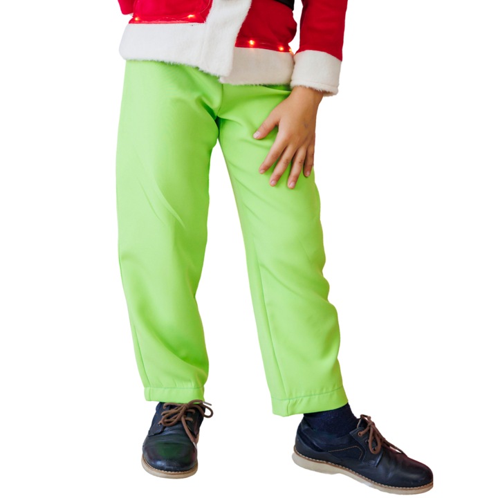 Nyári nadrág, szentjánosbogarak, zöld