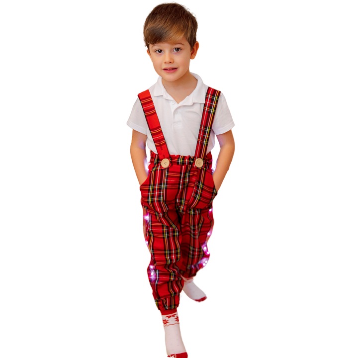 LED-es nadrag allithato nadragtartoval, Piros