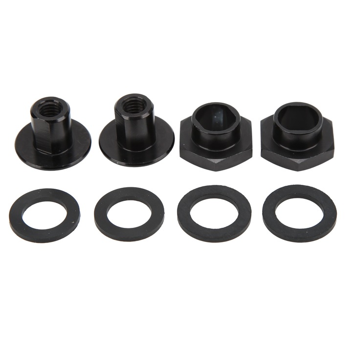 Kit de reparare suport geam spate Bizaical, aluminiu, pentru Civic 3Dr Hatchback, CRV, EG6, 4 garnituri, 2 baze, 2 piulite