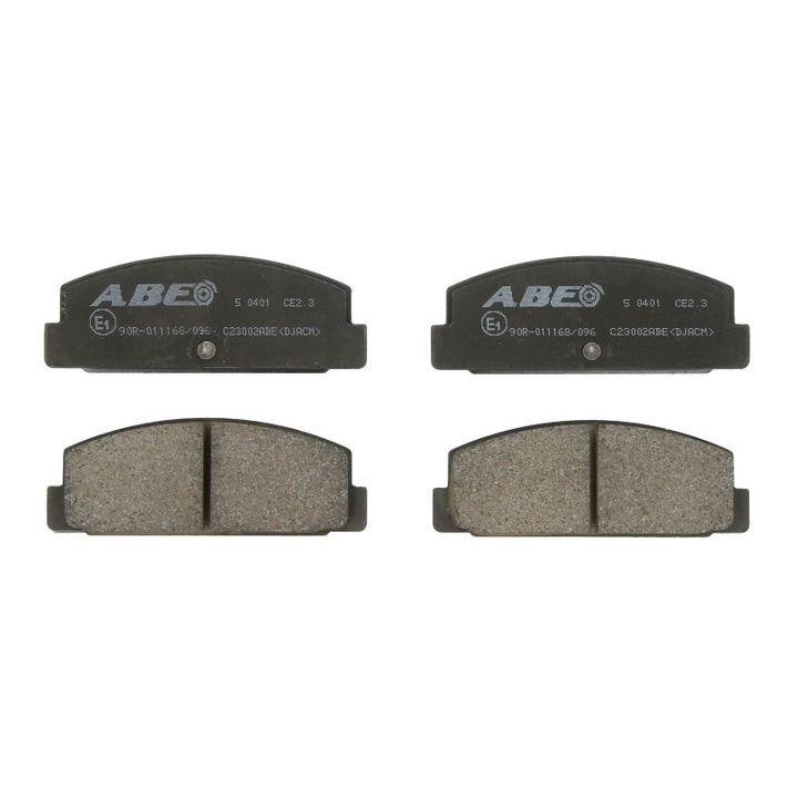 ABE hátsó fékbetét készlet, kompatibilis Mazda 323 C IV, 323 F Iv, 323 FV, 323 F VI, 323 PV, 323 S IV, 323 S VI, 6, 626 III, 626 Iv, 626 V, Premacy, Rx- 7 I, Rx-7 II, Rx-7 III 187571