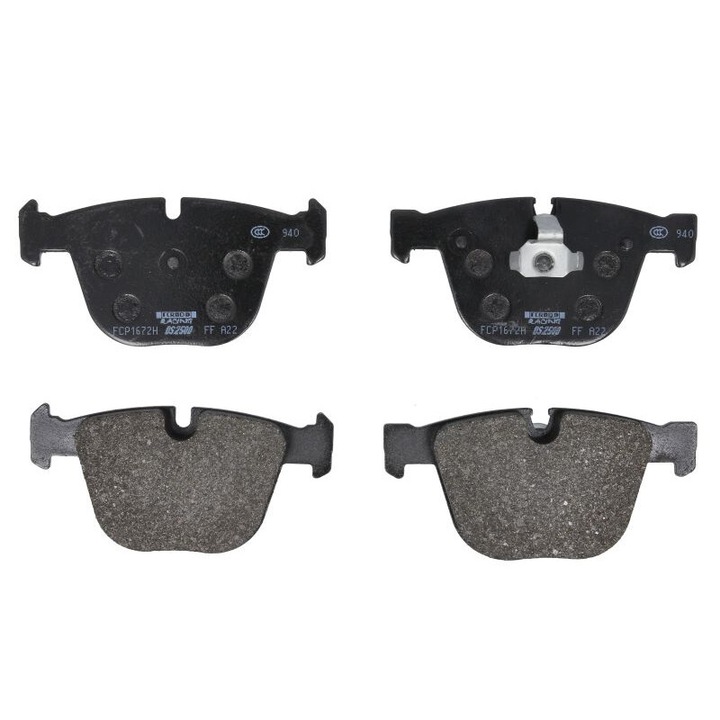 FERODO hátsó fékbetét készlet, kompatibilis Bmw 1 E82, 3 E90, 3 E92, 3 E93, 5 E60 185626