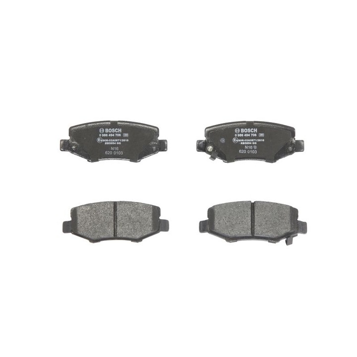 BOSCH hátsó fékbetét készlet, amely kompatibilis a Dodge Nitro 183155-tel