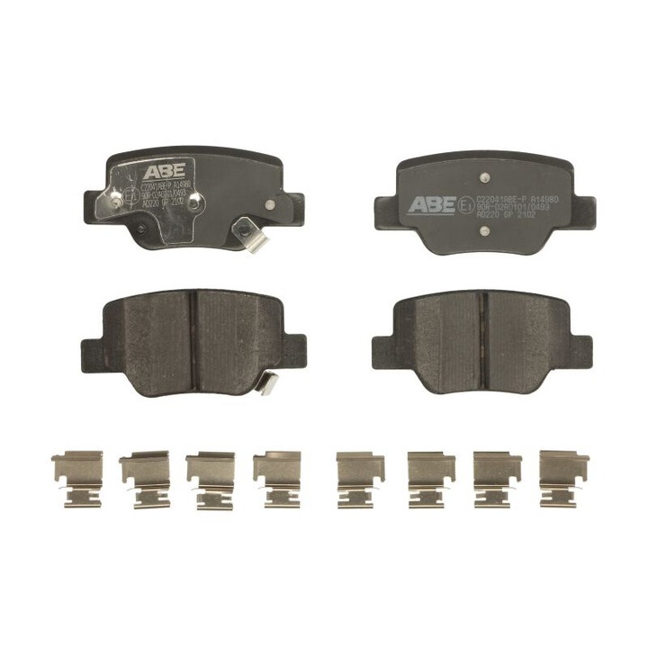 Комплект задни накладки ABE съвместими с Toyota Verso 168724