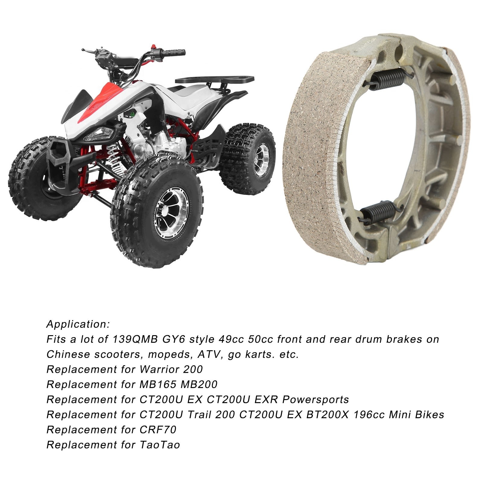 13" Gas Scooter Rear Rim 13MT 3.5 Max 1588N TPGS-808 Drum Brake IN SILVER - Foto 7