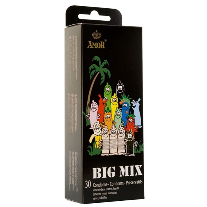 Prezervative AMOR Big Mix 30 buc