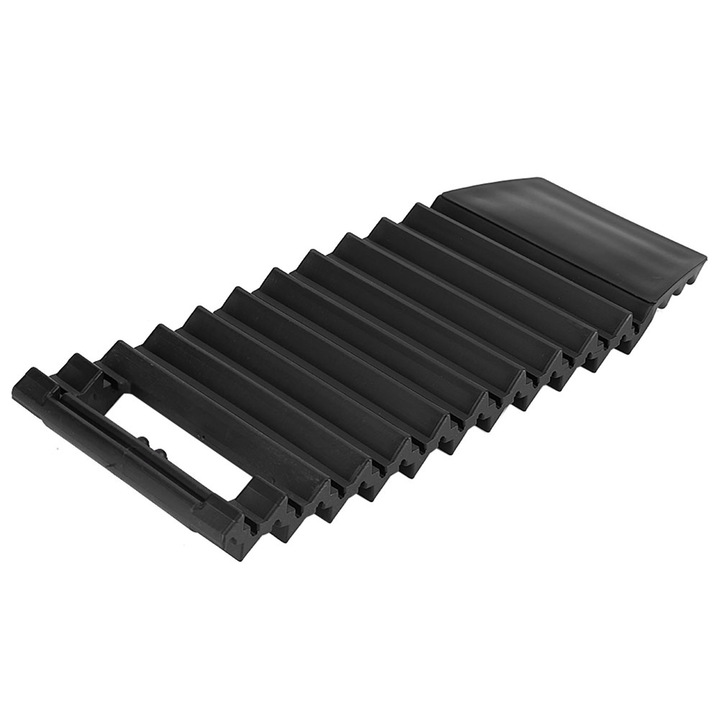 Csúszásgátló betét autó kerekekhez, Mmgoqqt, többfunkciós, fekete, 325x150x25mm, 1 db-os készlet.