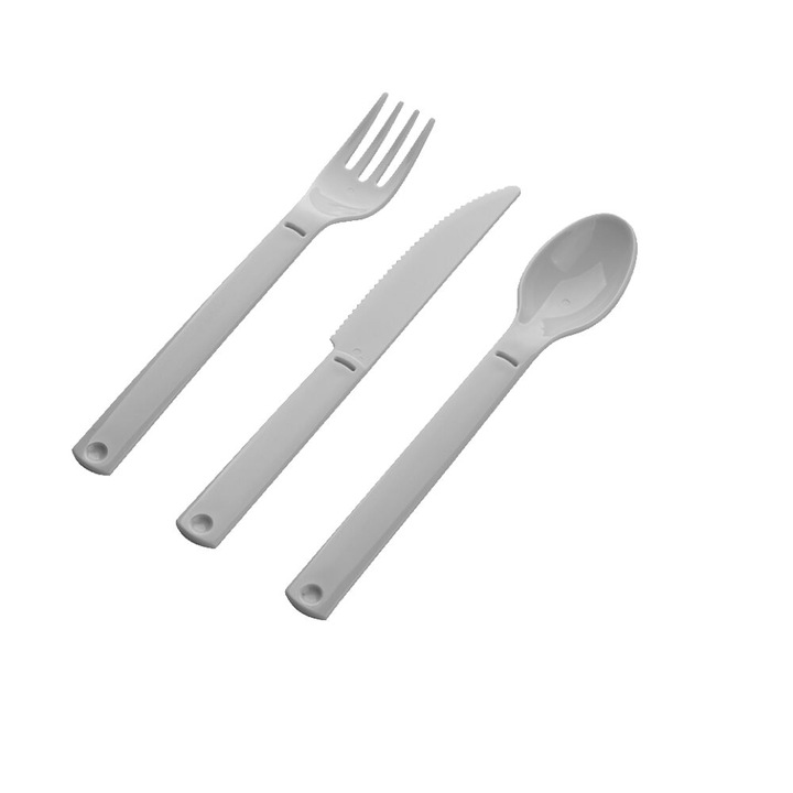 Set 12 tacamuri din plastic, reutilizabile, Florina