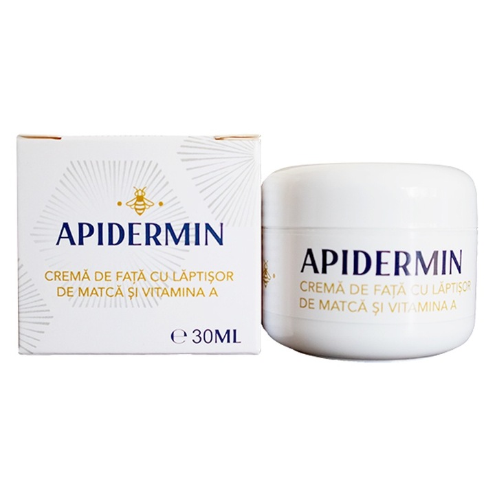 Arckrém méhpempővel és A vitaminnal, 50ml, Apidermin
