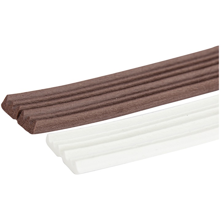 Garnitura Autoadeziva EPDM 1009 Profil E 2x3 m / Latime[mm]: 9, Grosime[mm]: 4, Culoare: Maro