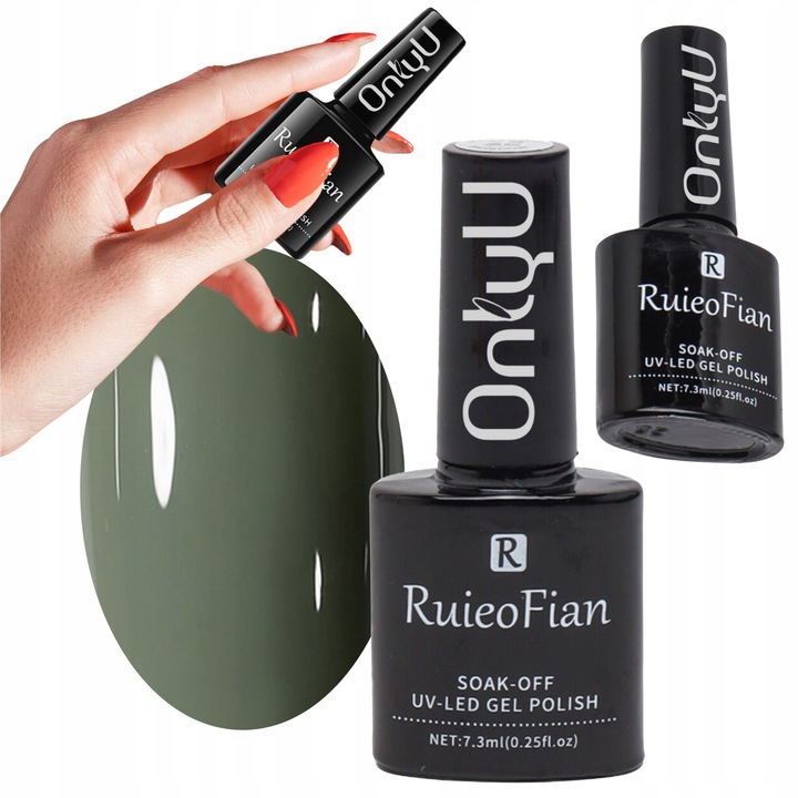 OnlyU hibrid körömlakk, Forest Green, 7,3 ml, gyorsan szárad 30-60 másodperc