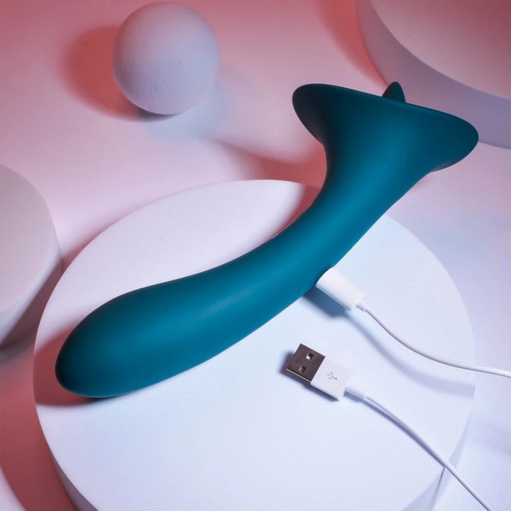 Vibrator Playboy, model True, 9 viteze, silicon, 8,38x3,25x1,50 inch