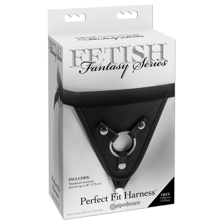 Strap-on Fetish Fantasy Series, poliamida, metal, silicon, max. talie 173 cm, max. umeri 76 cm