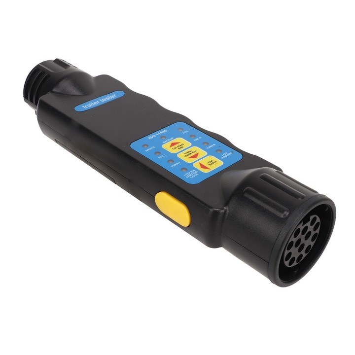 Autó teszter 13 tűs, Jormftte, pótkocsikhoz, LED jelzőfény, akkumulátoros tápellátás