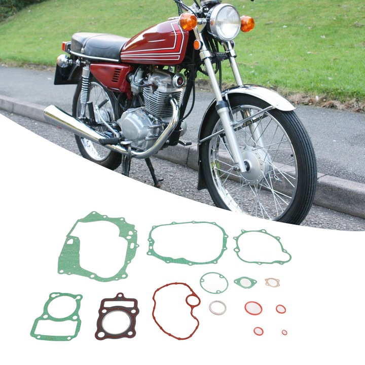 Jormftte komplett motortömítéskészlet, 14 darab, savzöld, CG125 156FMI 157FMI 125CC, CG150 162FMJ 150CC