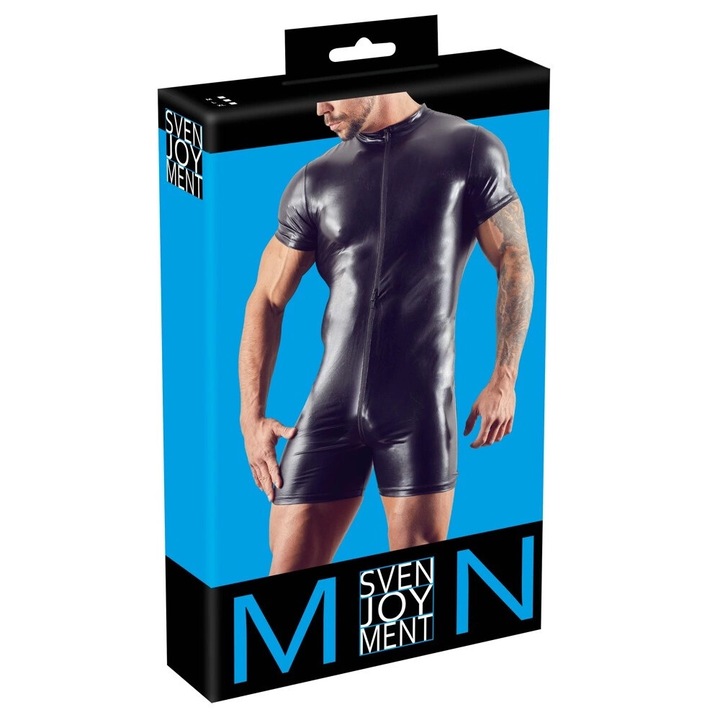 Férfi rövidnadrág, Svenjoyment, matt anyag, 92% poliészter, 8% spandex, L