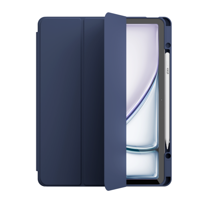 Калъф за таблет, Next One, Rollcase за iPad Air M2 13", син, с поставка за Apple Pencil, функция стойка