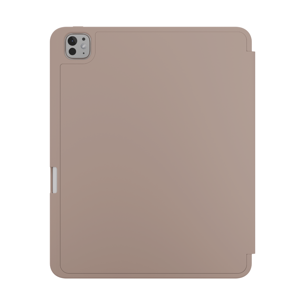 Husa tableta NEXT ONE Rollcase pentru iPad Pro M4 13", roz, cu suport pentru Apple Pencil, functie de suport