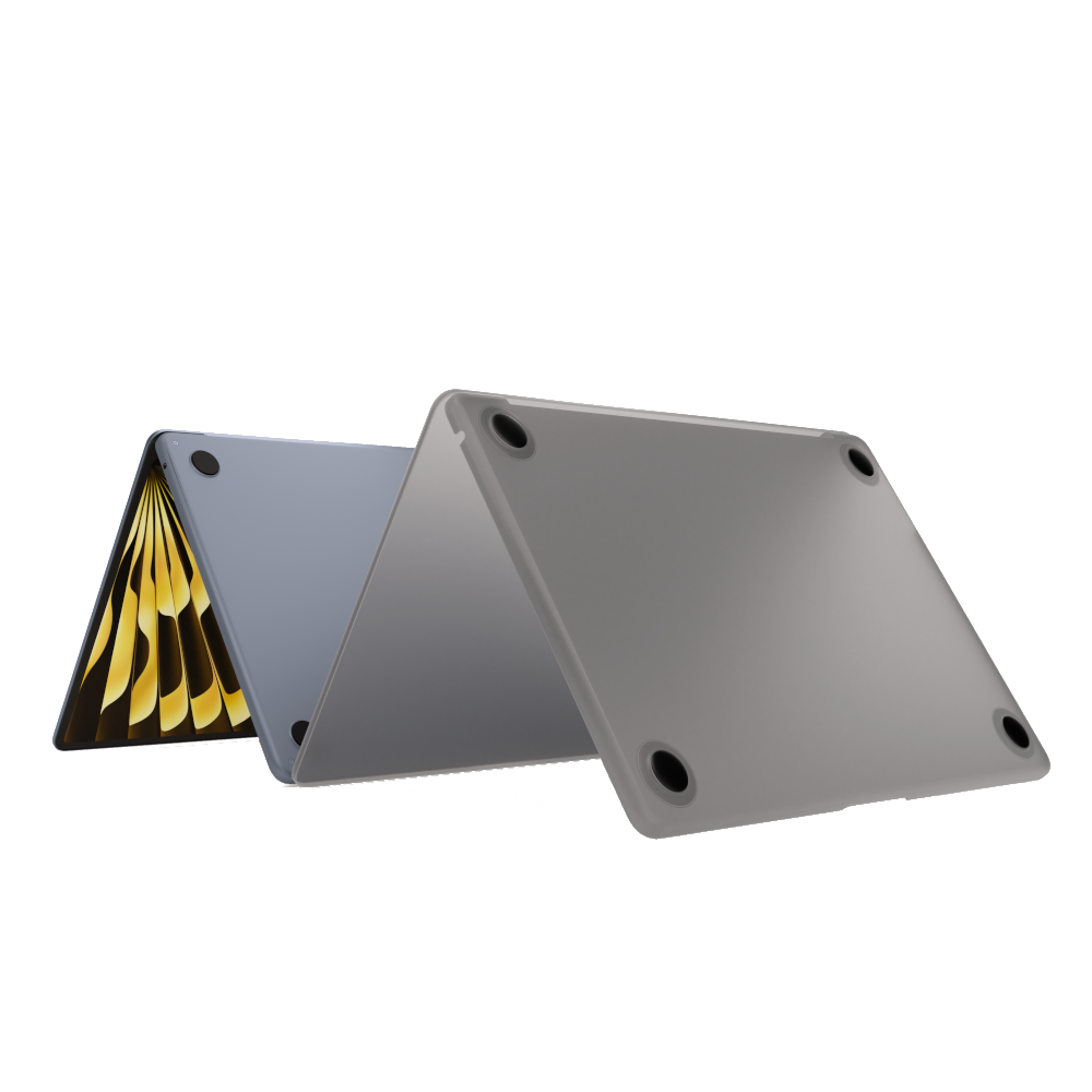 Etui Next One Safeguard pentru MacBook Air 15" M2/M3, policarbonat, transparent, 1,1mm