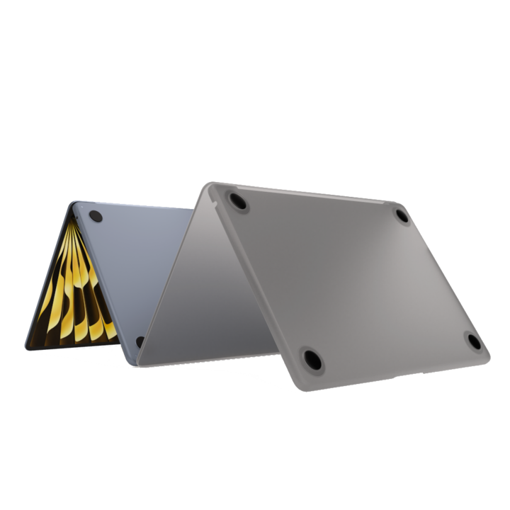 Etui Next One Safeguard pentru MacBook Air 15" M2/M3, policarbonat, transparent, 1,1mm