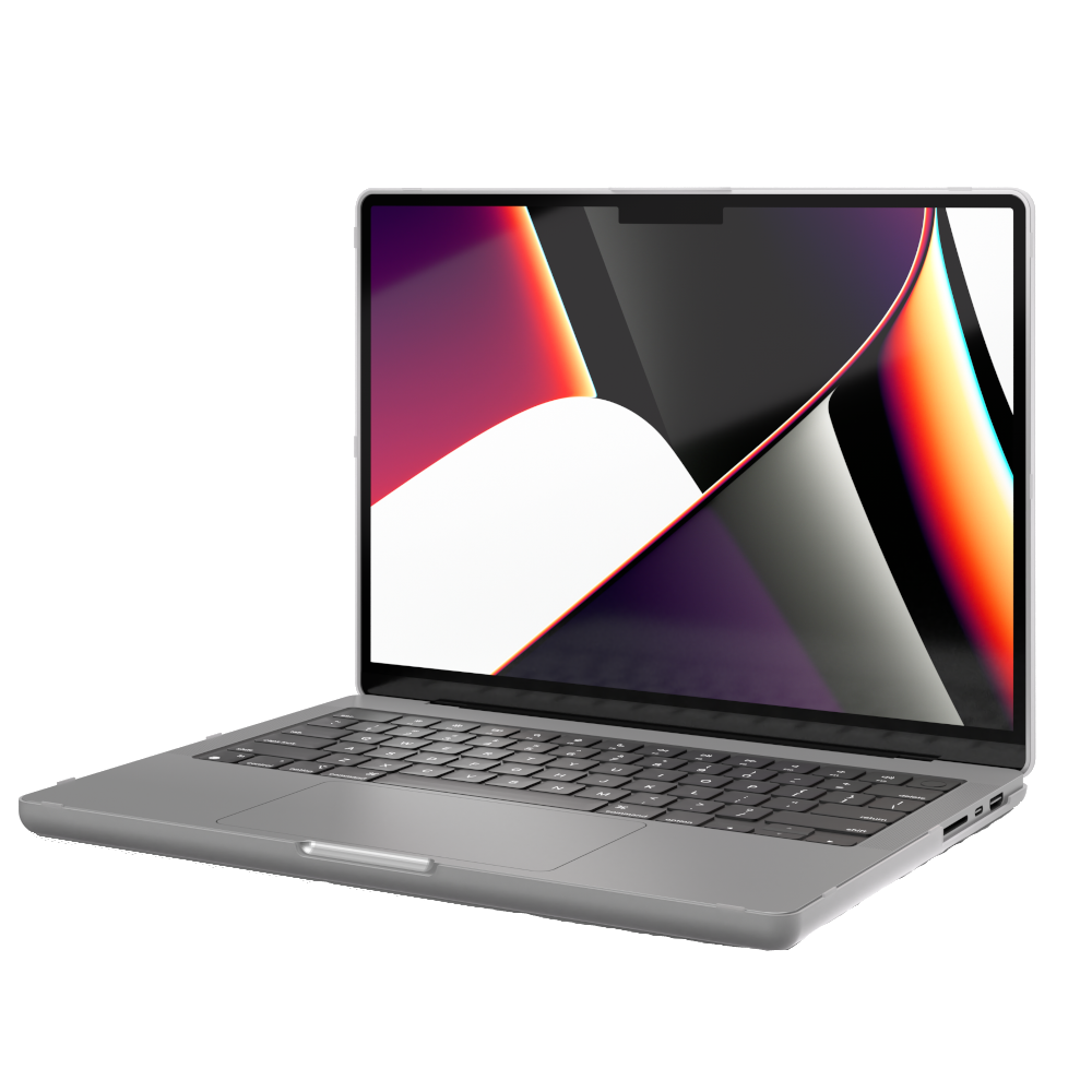 Etui ultracienki Next One Safeguard pentru MacBook Pro 14", transparent, 1,1mm