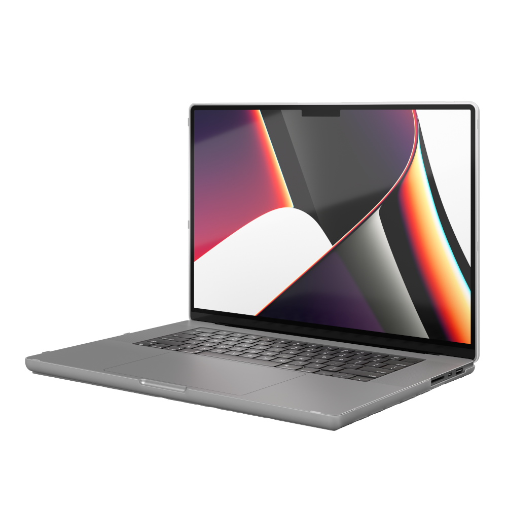 Etui ultracienki Next One Safeguard pentru MacBook Pro 16", transparent, 1,1mm