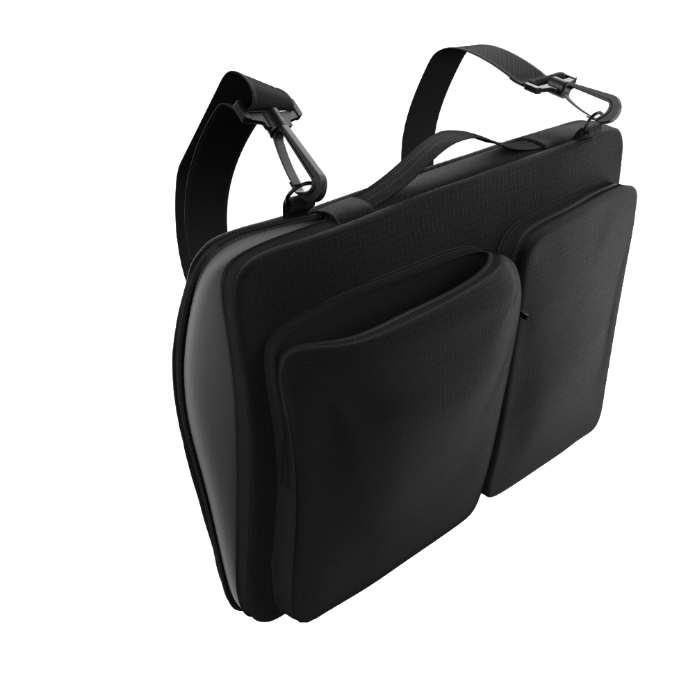 Geanta laptop Next One Slim Shoulder Bag, protectie socuri, impermeabila, 16"x15"