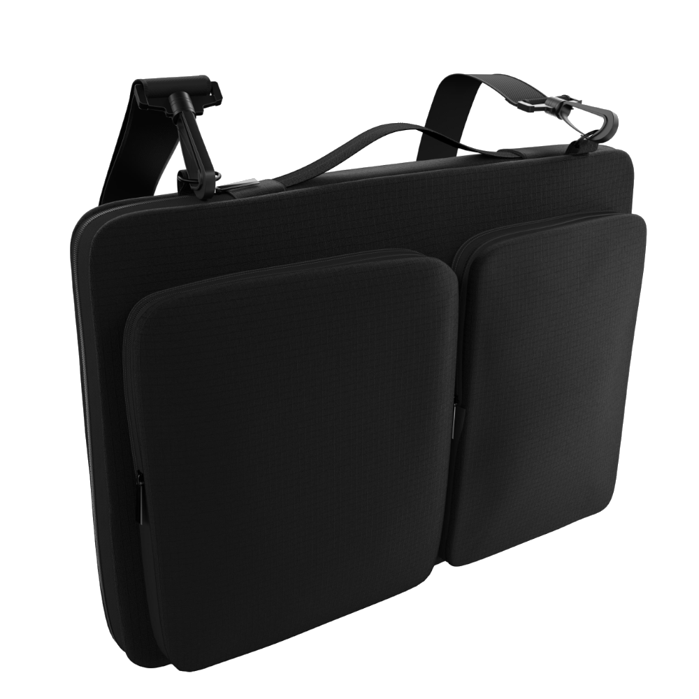 Geanta laptop Next One Slim Shoulder Bag, protectie socuri, impermeabila, 16"x15"