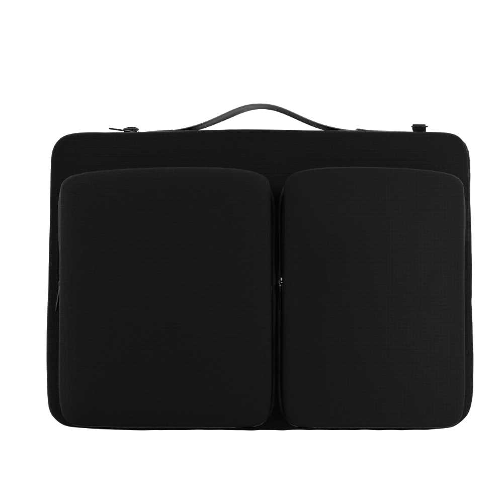 Geanta laptop Next One Slim Shoulder Bag, protectie socuri, impermeabila, 16"x15"